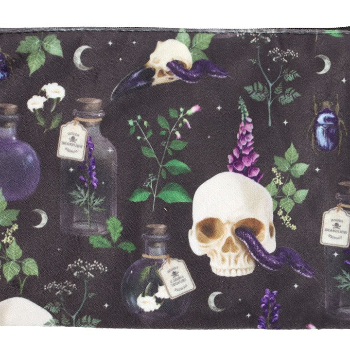 Eleanoras Venom & Vines Print Makeup Bag 