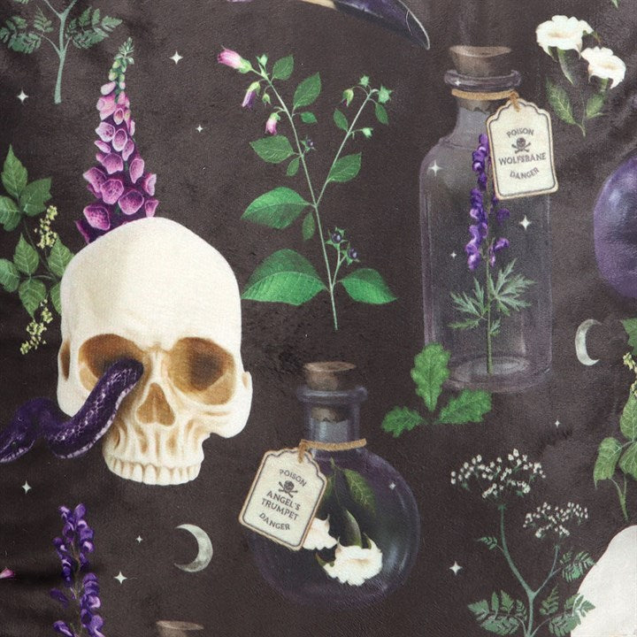 Eleanoras Venom & Vines Print Square Cushion Cushions & Covers