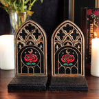 Gothic Rose Cathedral Arch Bookends