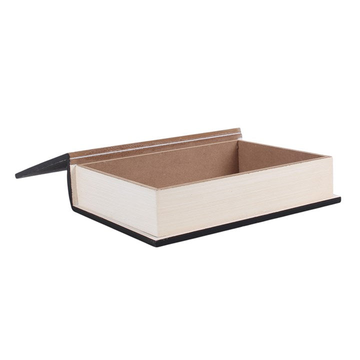 Set of 2 Gothic Rose Book Shaped Storage Boxes