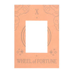 Eleanoras The Wheel of Fortune Vintage Tarot Necklace on Greeting Card 