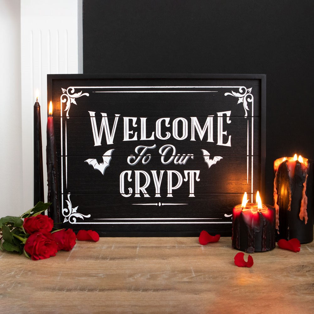 Eleanoras Welcome To Our Crypt Wall Plaque Signs & Plaques
