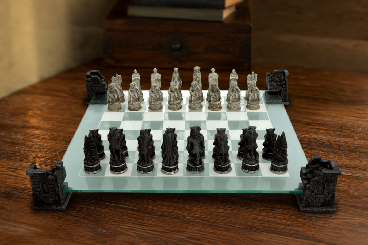 Vampire & Werewolf Chess Set – 43cm