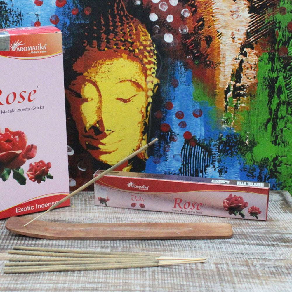 Rose Vedic Incense Sticks - Aromatika