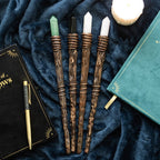 Eleanoras Thin Abundance Green Adventurine Crystal Wand 