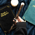 Eleanoras Energy Clearing Aura Quartz Crystal Wand with Pouch Wands