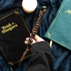 Eleanoras Protection Black Obsidian Crystal Wand Wands