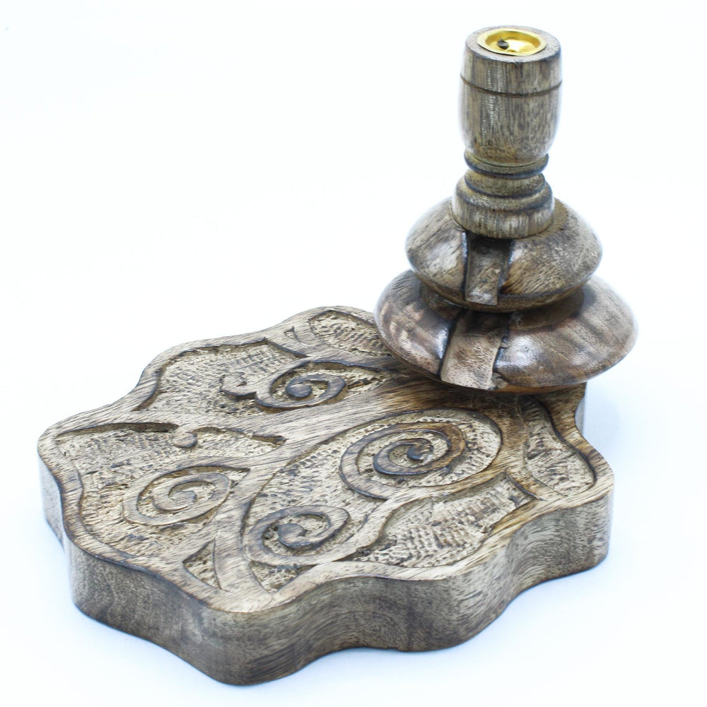 Tree of Life Mango Wood Backflow Burner Medium