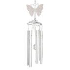 White Butterfly Windchime