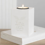 Eleanoras Feathers Appear Angel Wing Tealight Holder Candle Holders