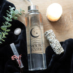 Eleanoras Moon Water Glass Water Bottle Bottles & Flasks