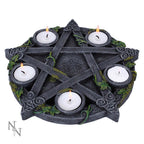Wiccan Pentagram Tealight Holder