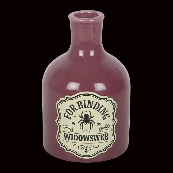 Widowsweb Potion Bottle Vase and Candle Holder