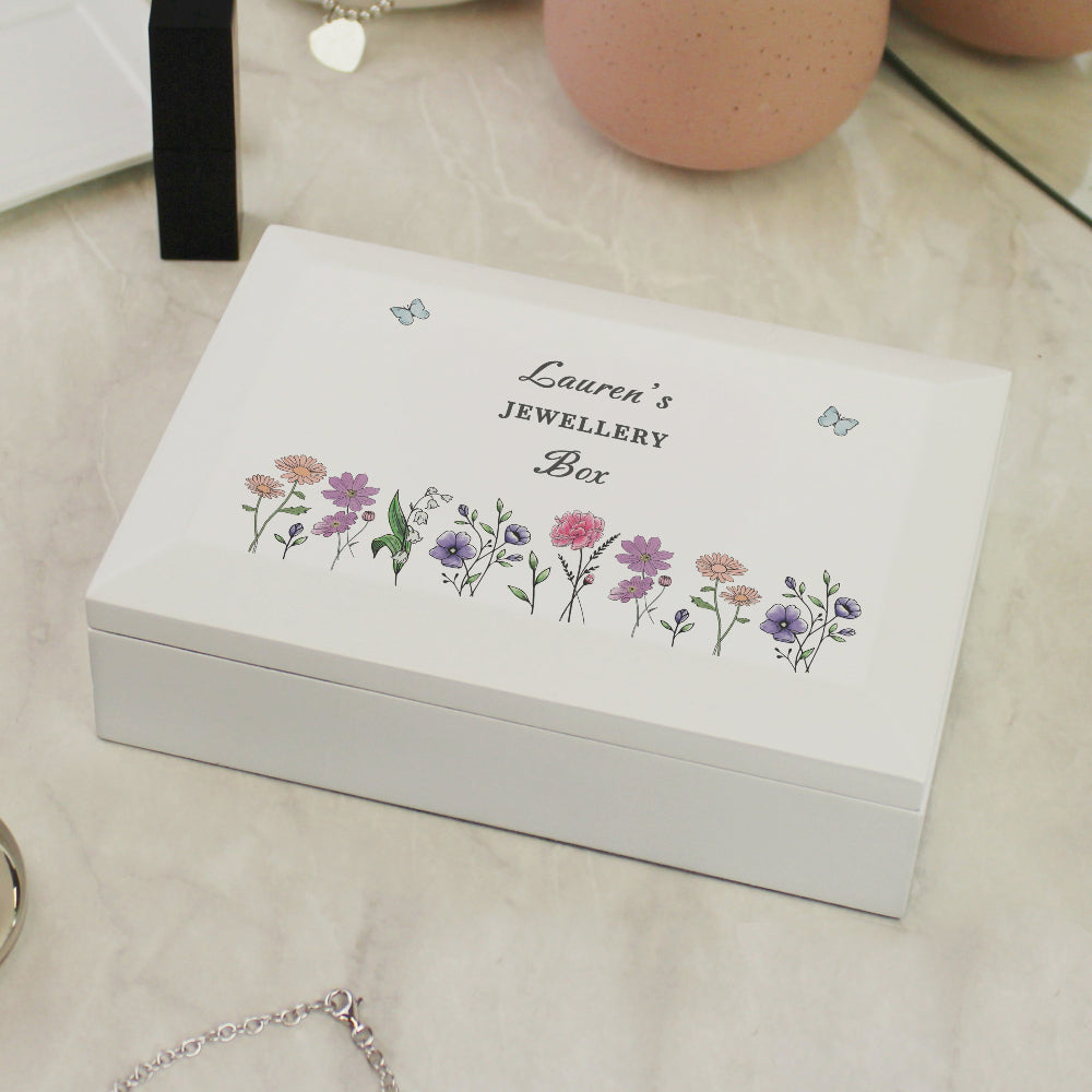 Wild Flowers Jewellery Box | Personalised