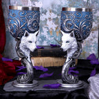 Wild at Heart Wolf Goblets (Set of 2) - Nemesis Now