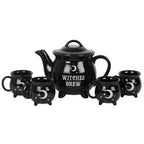 Witches Brew Cauldron Tea Set