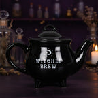 Eleanoras WITCHES BREW BLACK CERAMIC TEA POT Teapots & Tea Accessories