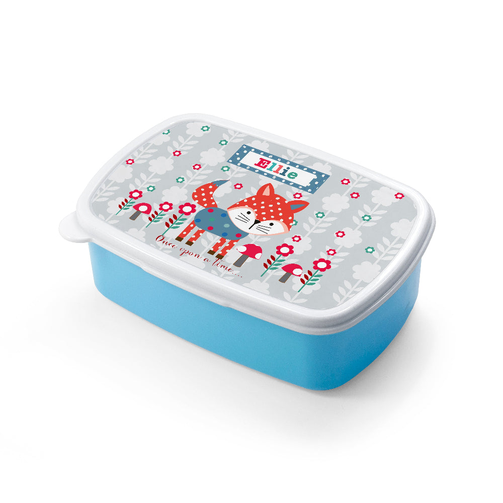 Woodland Fox Lunch Box | Personalised