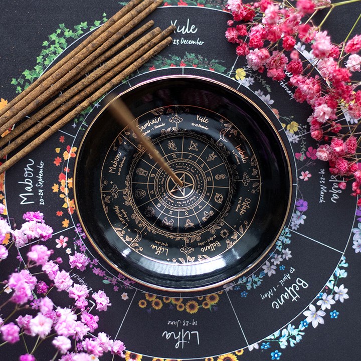 Eleanoras Wheel of the Year Incense Holder Incense Holders
