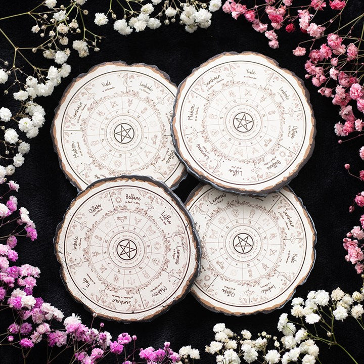 Eleanoras Wheel of the Year Coaster Set Coasters