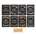 Eleanoras Wheel of the Year Altar Cards with Stand 