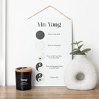 Eleanoras Yin Yang Hanging Metal Sign Signs & Plaques