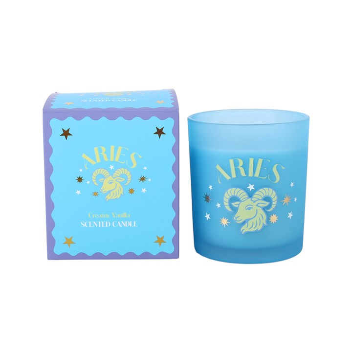 Aries Creamy Vanilla Candle - Zodiac Zest