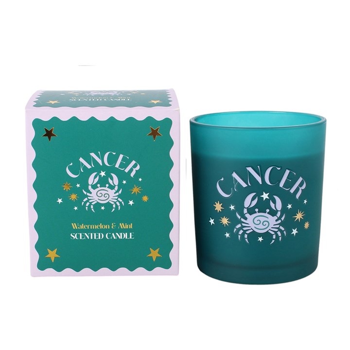 Cancer Watermelon & Mint Candle - Zodiac Zest