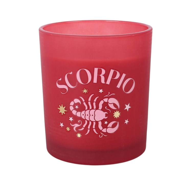 Scorpio Candy Apple Candle - Zodiac Zest