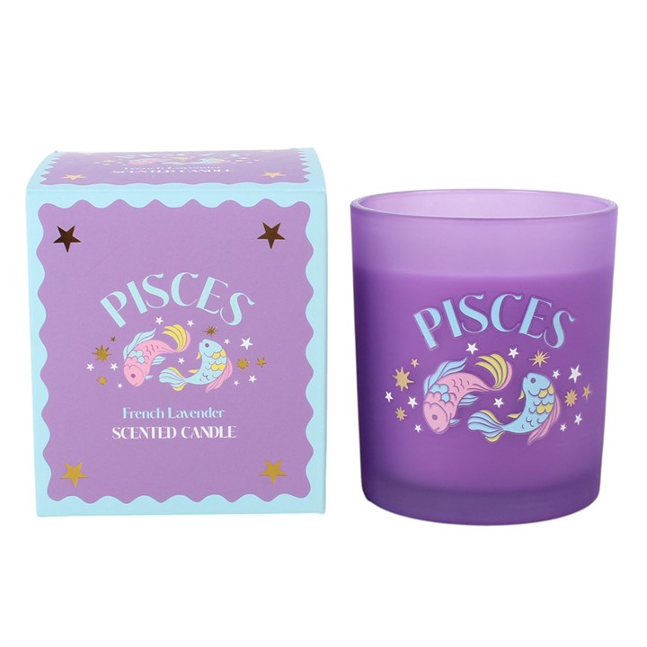 Pisces French Lavender Candle - Zodiac Zest