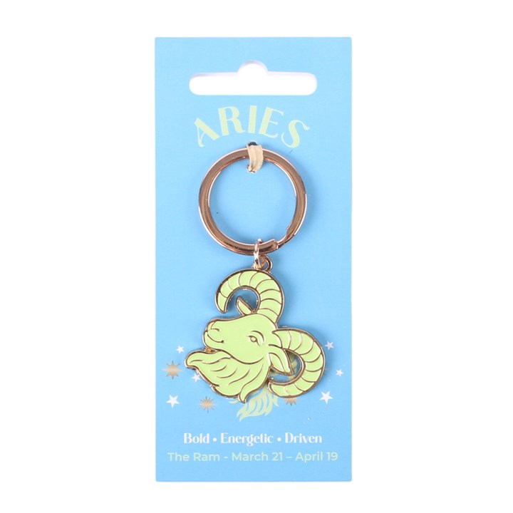 Zodiac Zest Aries Keyring