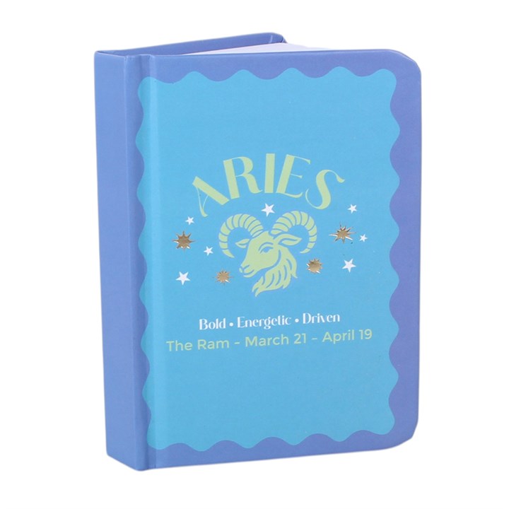 Zodiac Zest Aries Mini Notebook