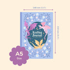 Reading Journal Dragon, Cosy Quest – 50 Book Review Notebook