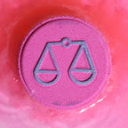 Libra Set of Zodiac Bath Fizzers with Horoscope