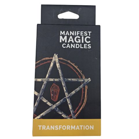 Black Manifest Magic Candles – Pack of 12 | Grounding & Protection