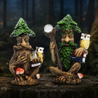 Ancient Scholars Tree Figurines | Set of 2