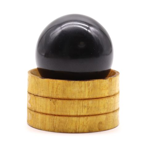 Tourmaline Gemstone Sphere with Stand  40mm