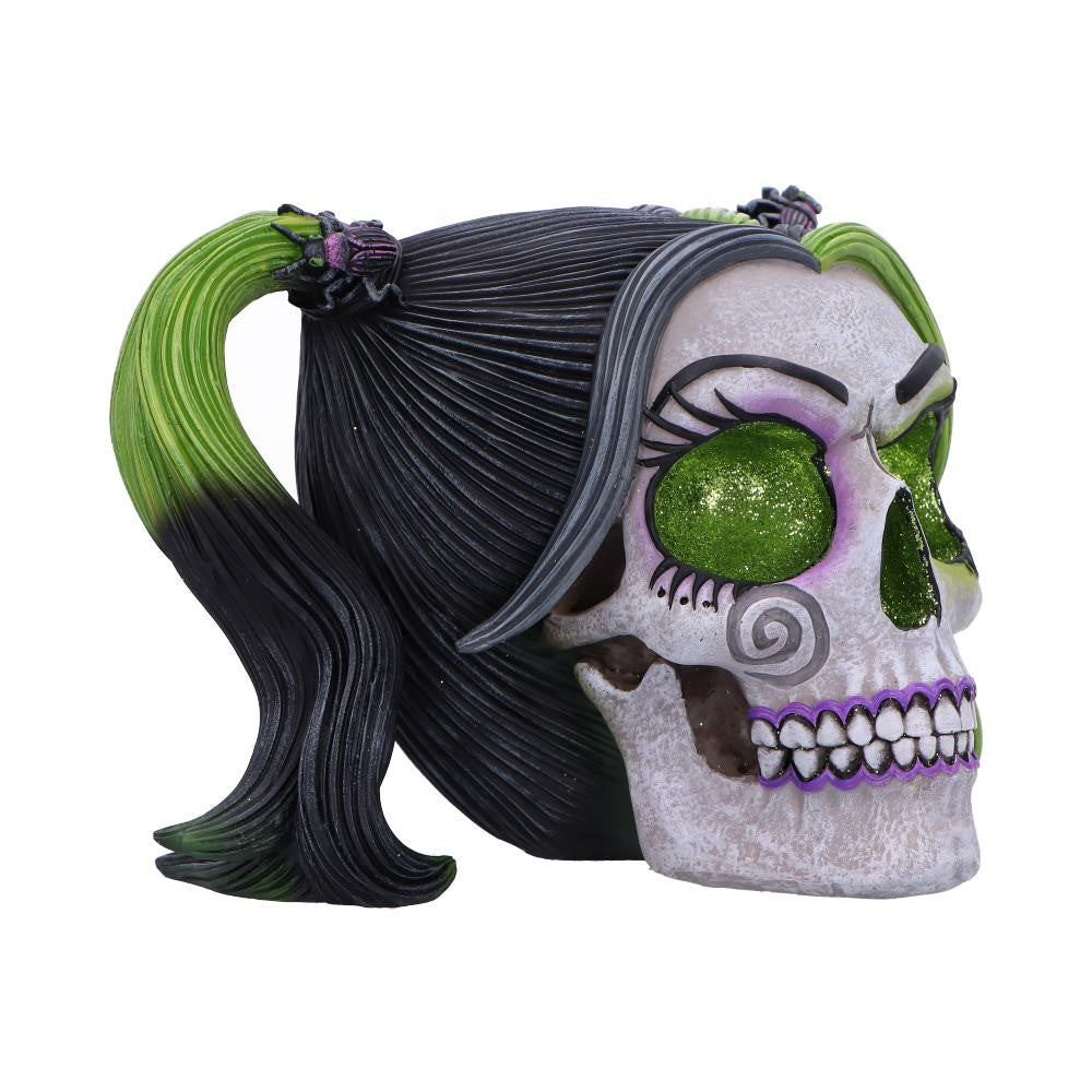 Drop Dead Gorgeous - Beetles and Bugs Skull Figurine