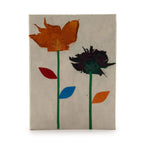 Lokta Paper Notebook | Real Himalayan Floral Design | 15x12cm