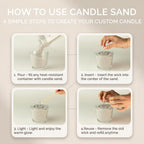 Black Spirited Fragranced Candle Sand - 300g