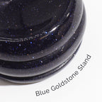 White Howlite Gemstone Planet | Moon | Solar Goldstone Stand