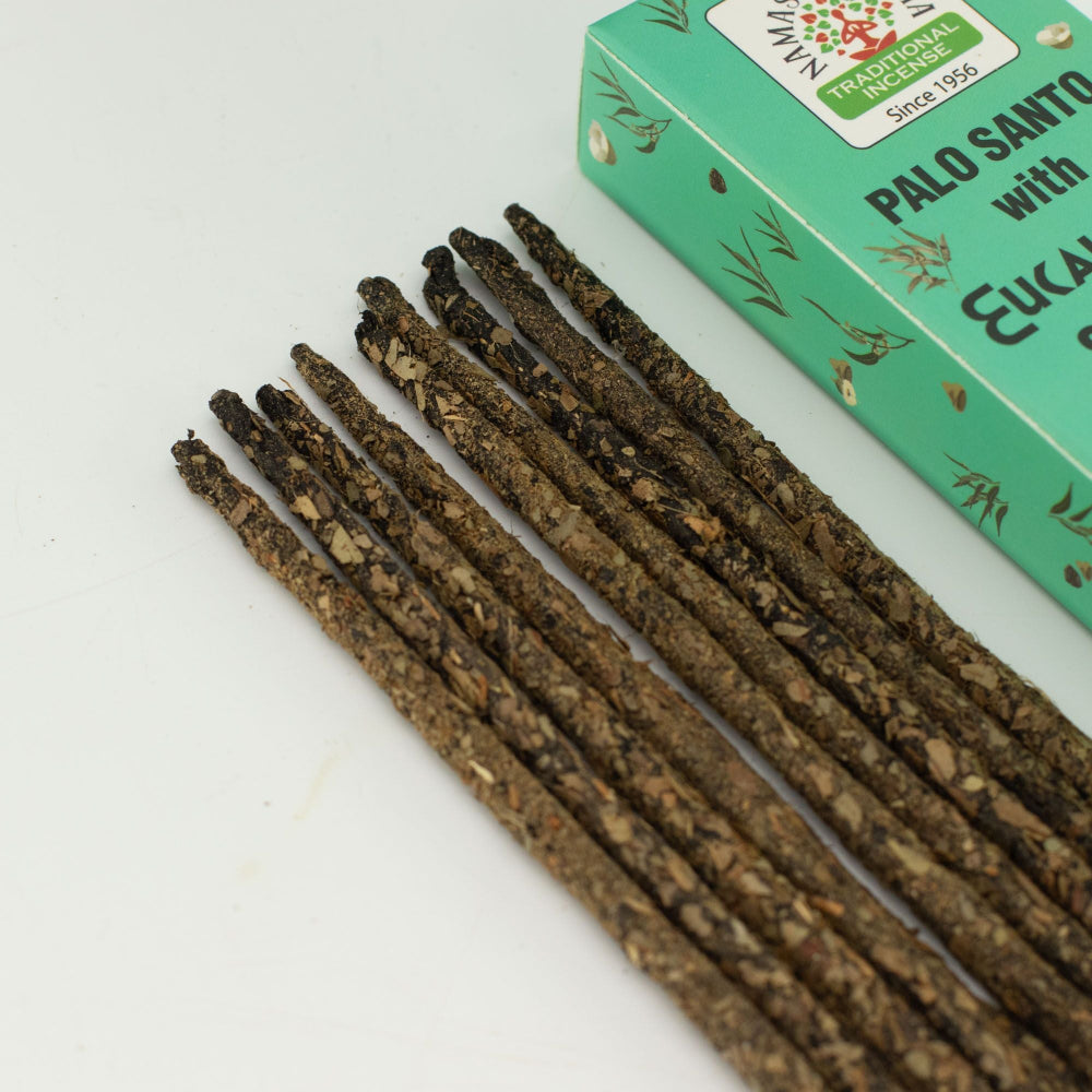 Namaste India Earth Inspired Palo Santo With Eucalyptus Smudge Incense