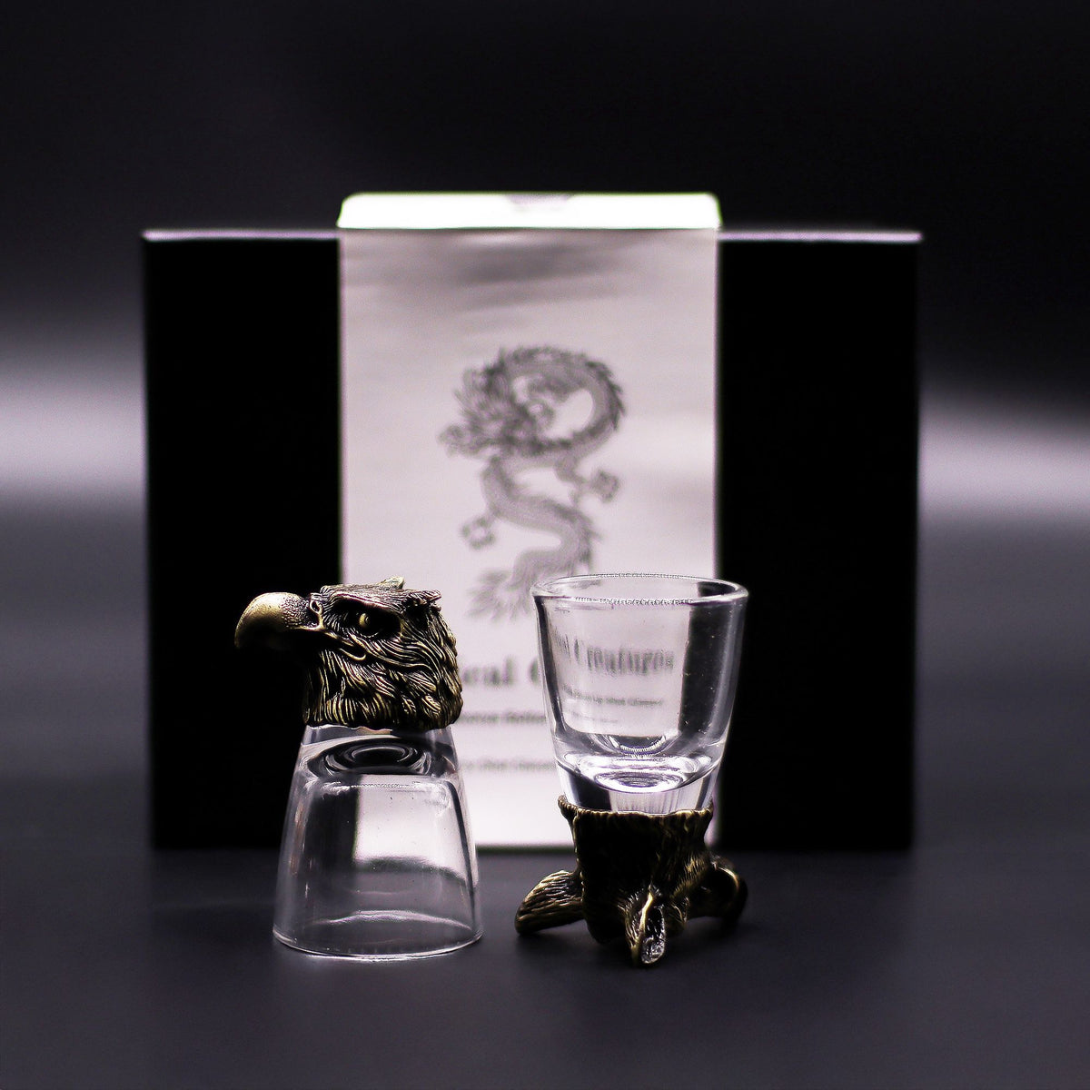 Wild Forest Creatures Shot Glass Gift Set - 6 x 50ml