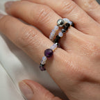 The Full Moon Ring Set — Nymph Gemstone Collection