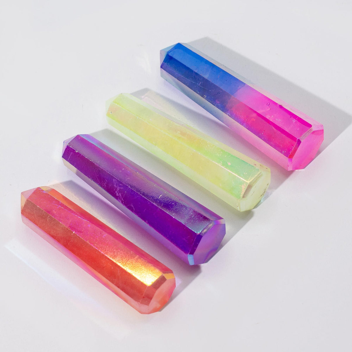 Purple Aurora Quartz Obelisk Point – Approx. 9cm