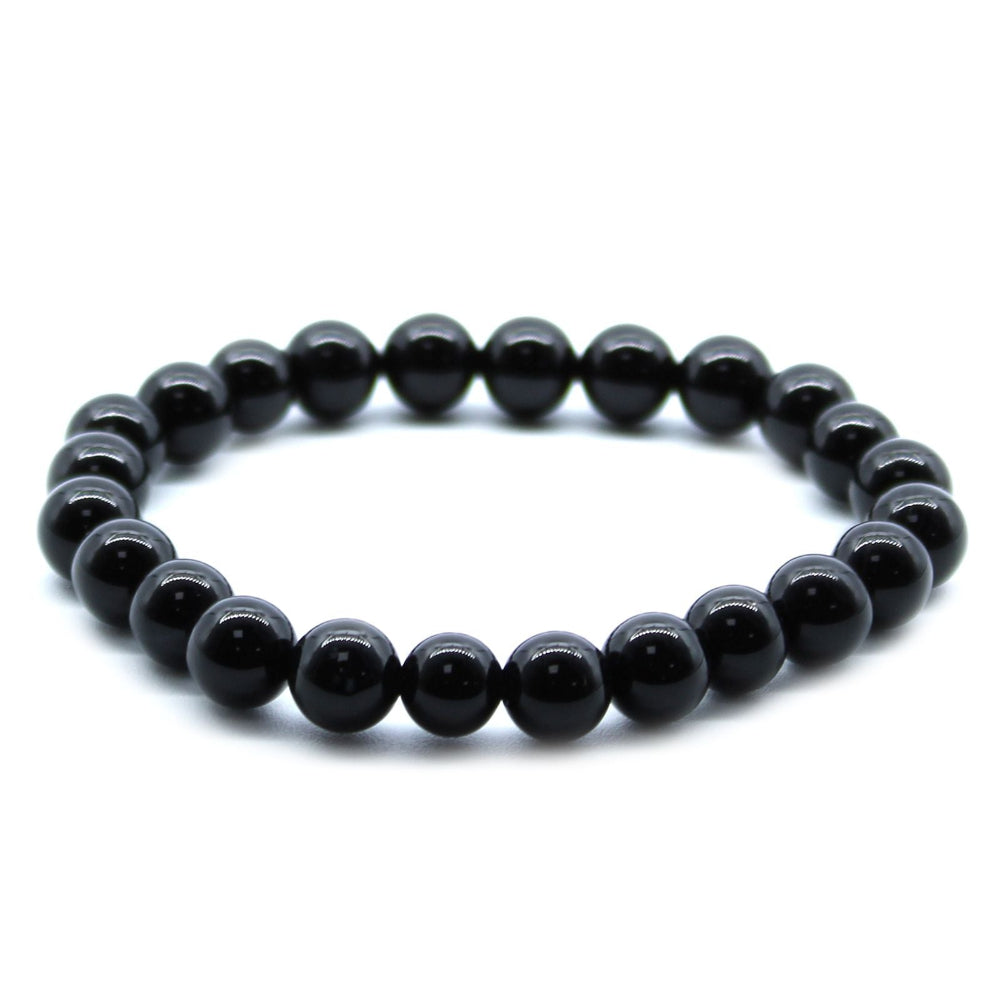 Black Agate Power Bracelet | Protection & Courage Crystal Bracelet