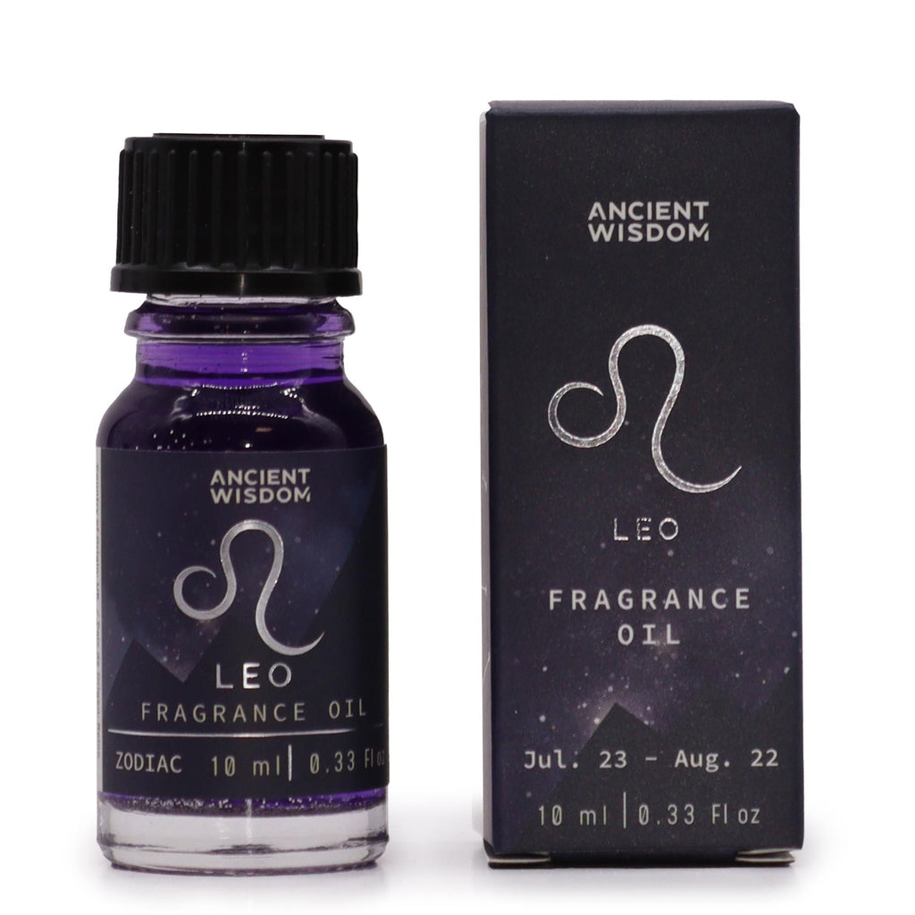Leo Zodiac Bundle | Fragrance Oil, Crystal Candle & Incense Set