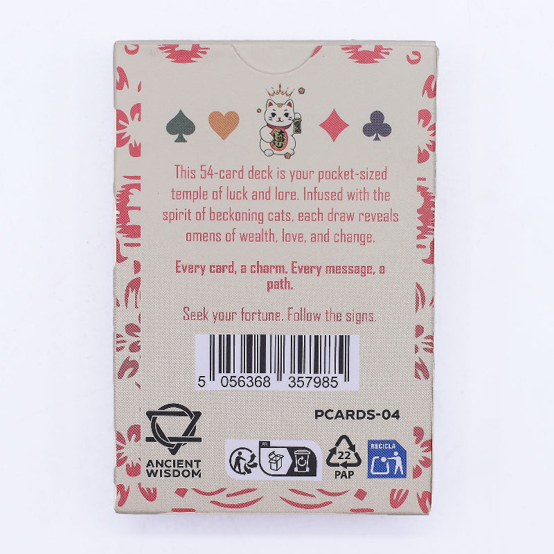 Maneki Neko Deck Fortune Cats Playing & Oracle Cards