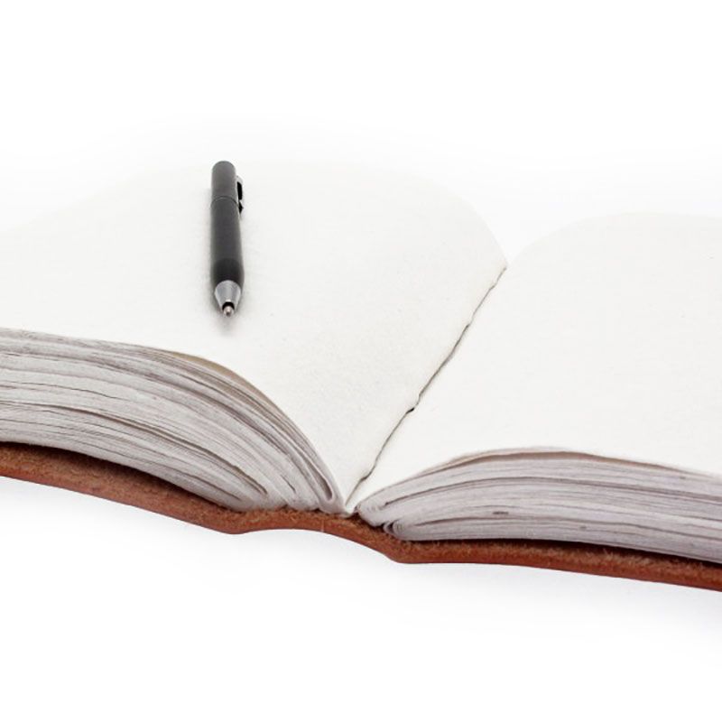 Large Customisable Leather Guest Book & Visitor Journal