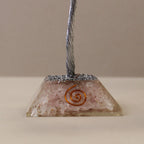 Rose Quartz Gemstone Tree with Organite Base - 160 Stone